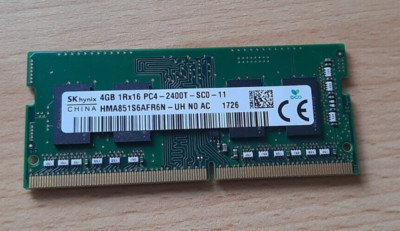 SK Hynix 4GB 1Rx16 PC4-2400T-SC0-11 HMA851S6AFR6N-UH N0 AC *1 Stück* *Gebraucht*