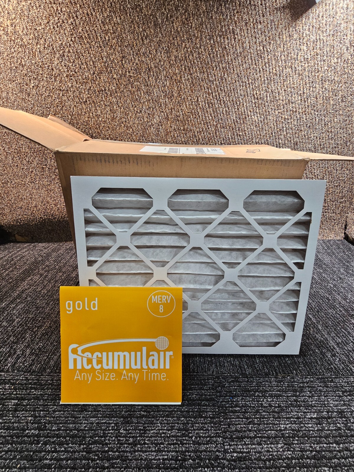 (QTY 8) BestAirPro 2-1620-8 16" x 20" x 2" MERV 8 Commercial Pleated Air Filter