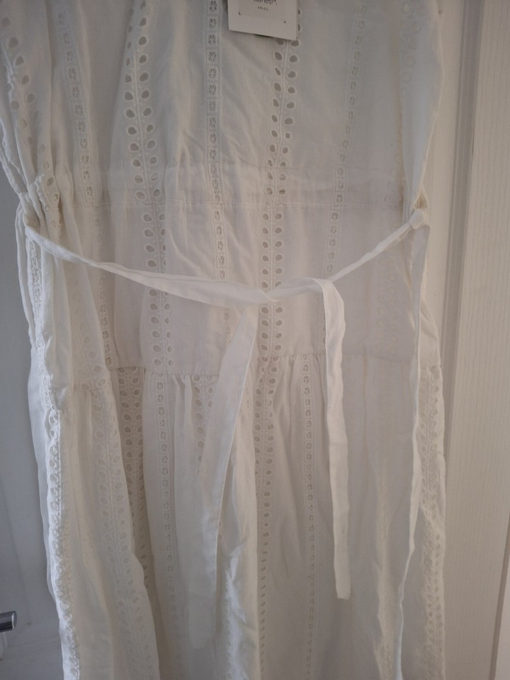 Great Plains London White Embroidery Dress Size 12 BNWT eBay