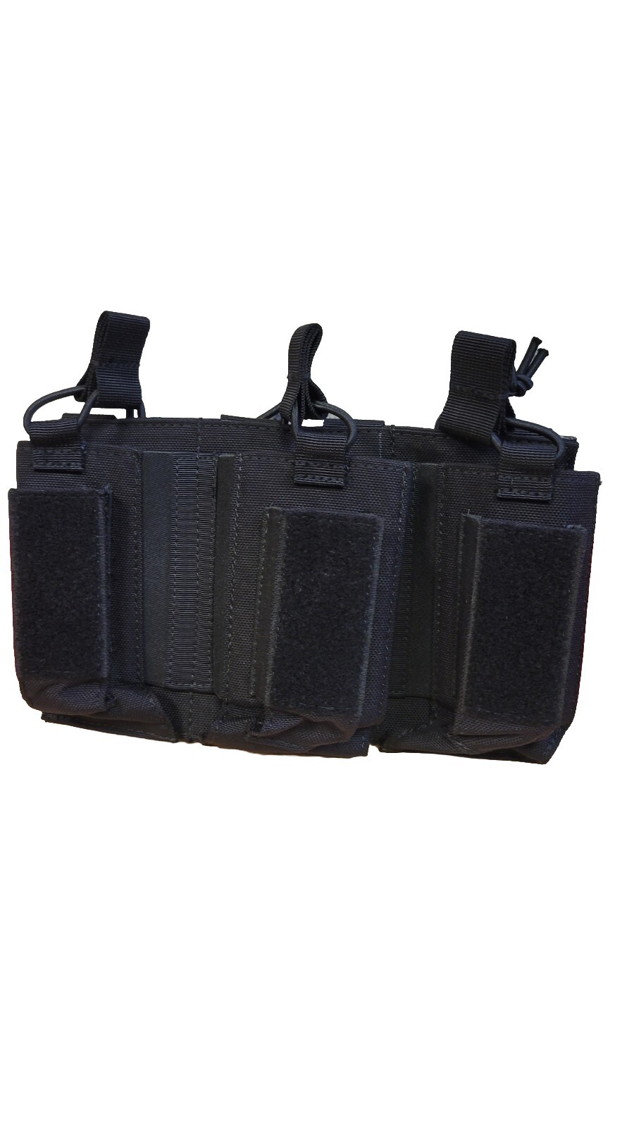 MOLLE Triple Double Magazine Pouch for Rifle Pistol Mags Black-image