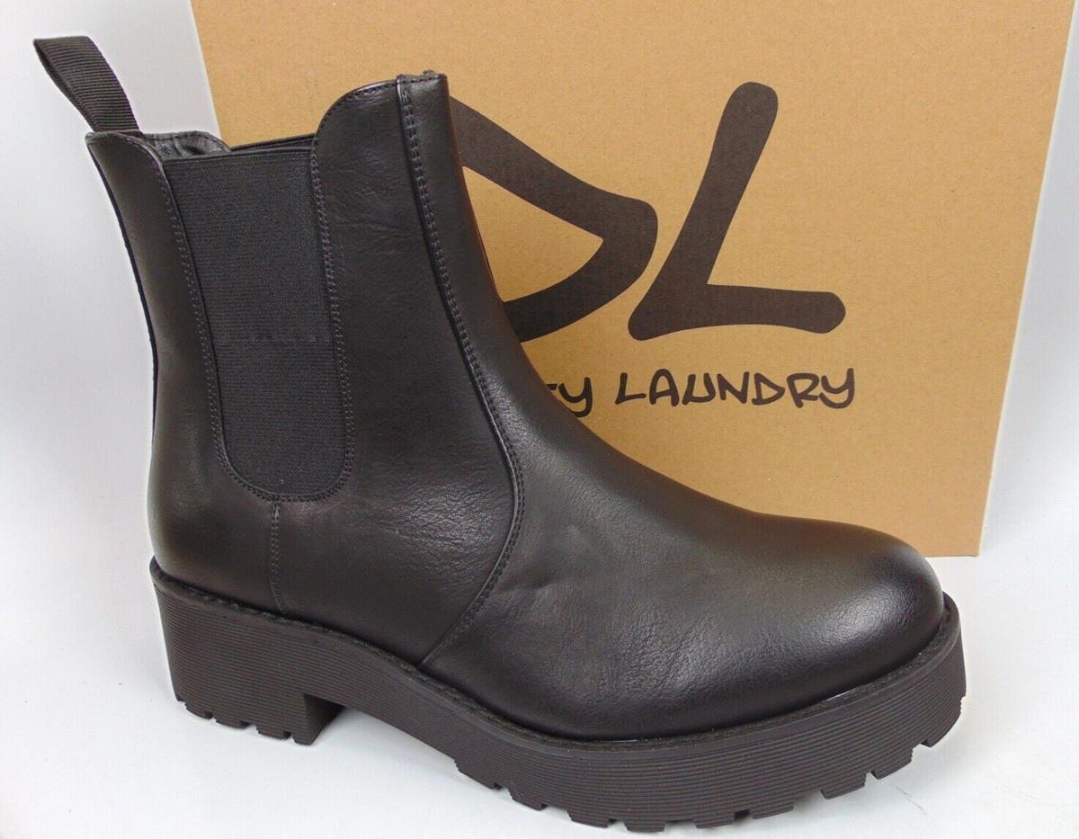 Dirty Laundry MARGO Women's Chelsea Boots Size 10 Black Leather