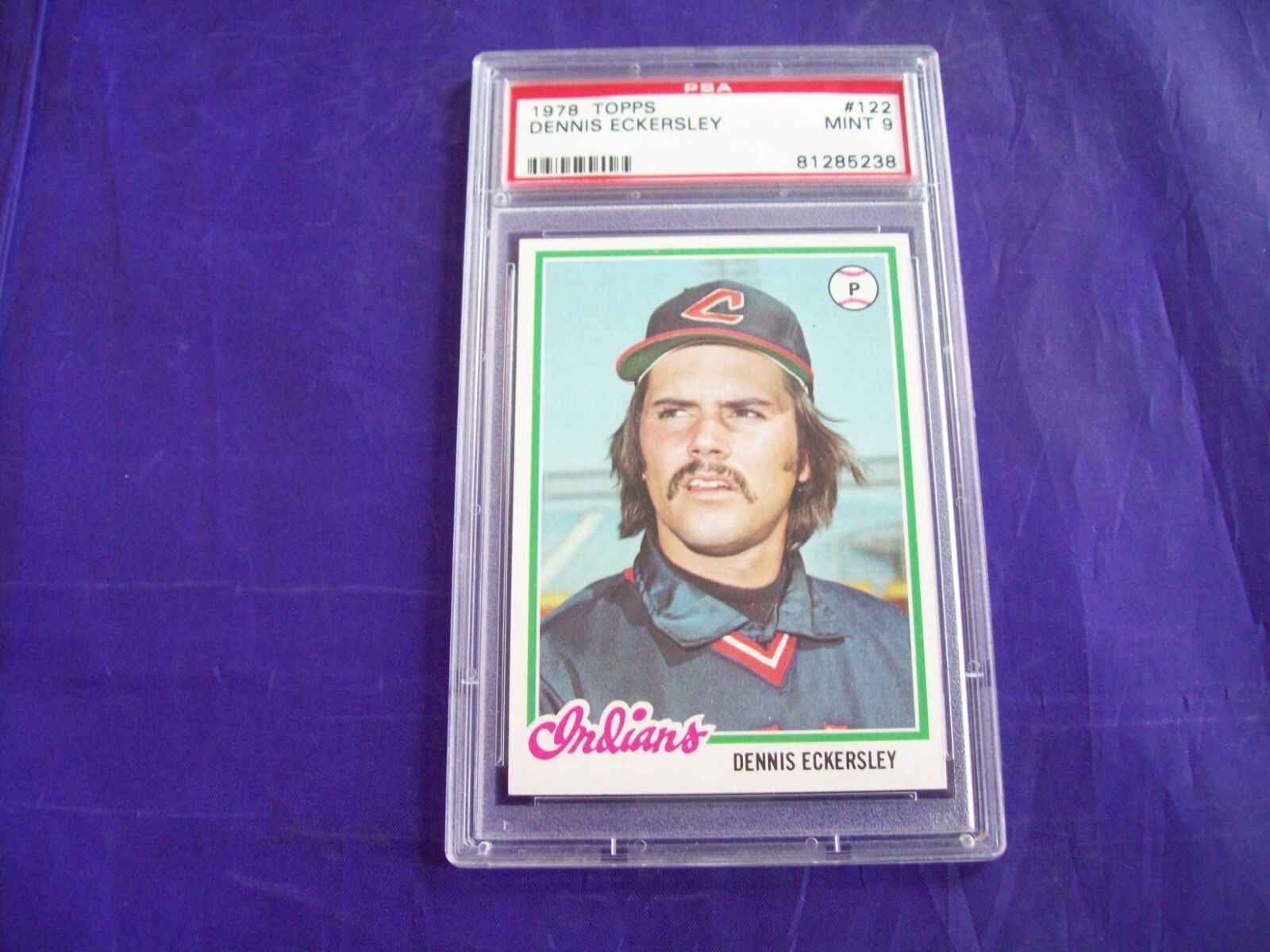 1978 TOPPS #122 DENNIS ECKERSLEY PSA 9