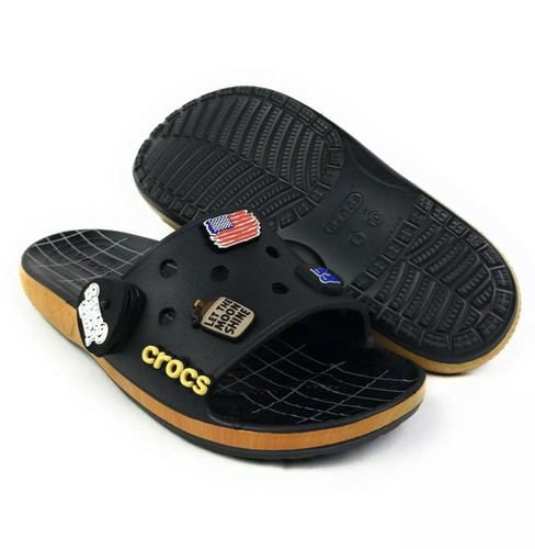 NEW Luke Combs Crocs Classic Bootlegger Slides Limited Sizes Mens 8 9 12 13 - Picture 4 of 5