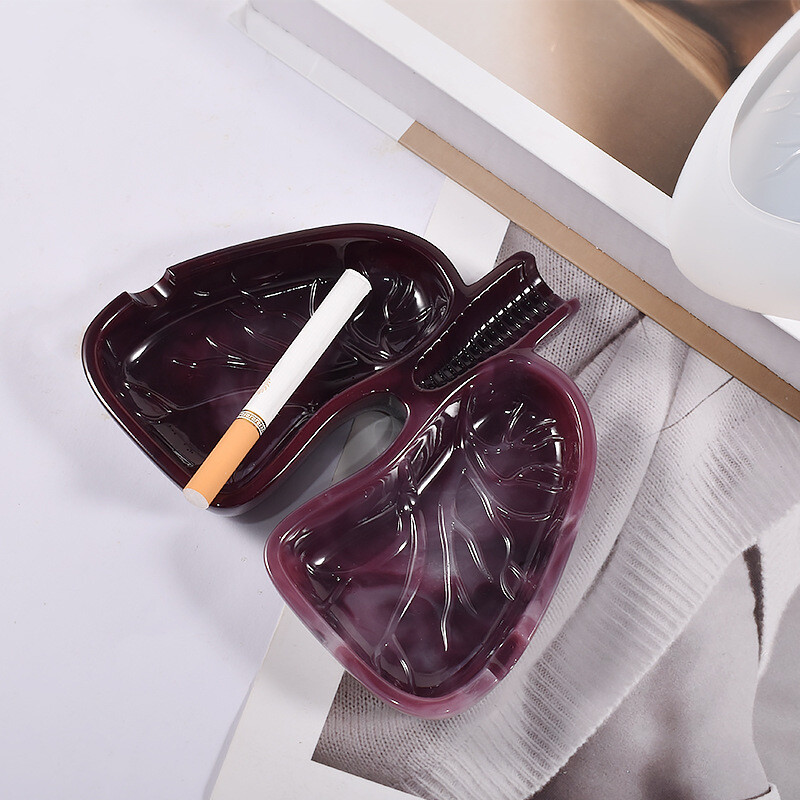 Silicone Lung Ashtray Resin Casting Mold Jewelry Tray Coaster Epoxy