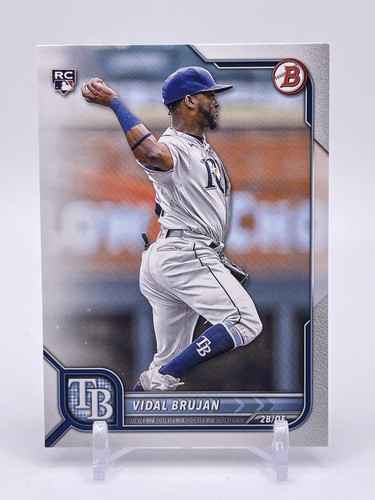Vidal Brujan 2022 Bowman Rookie Card RC #71 Tampa Bay Rays - 第 1/1 張圖片