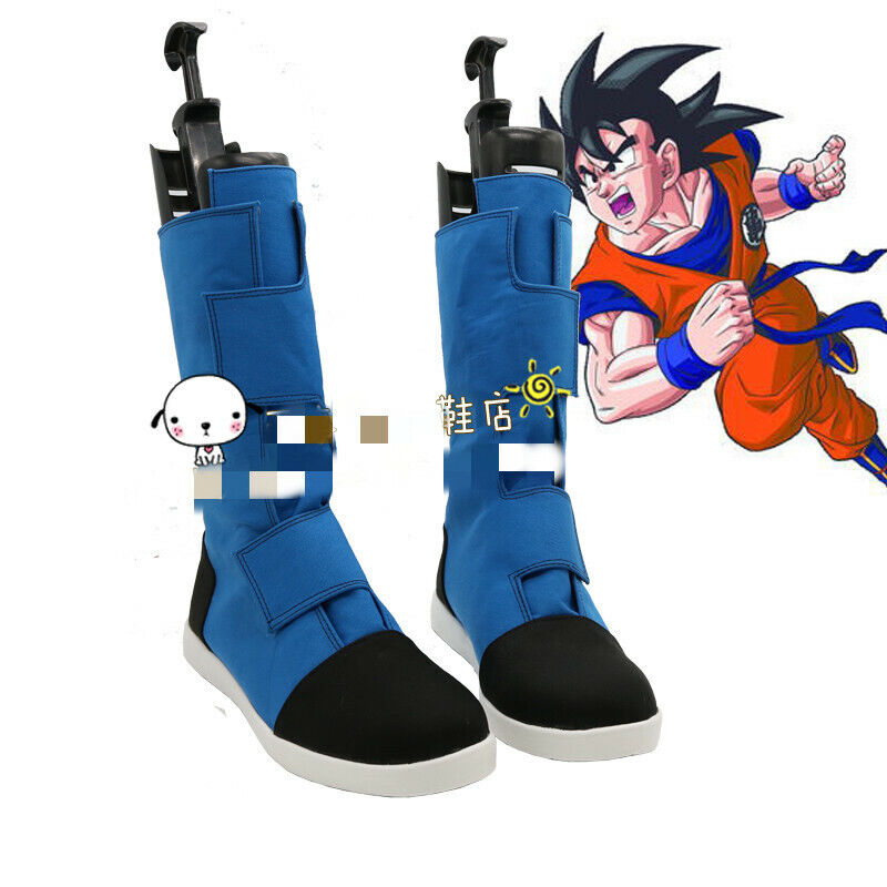 Super Dragon Ball Dragonball Goku Super Saiyan Deus Azuis Shoes Cosplay  Boots