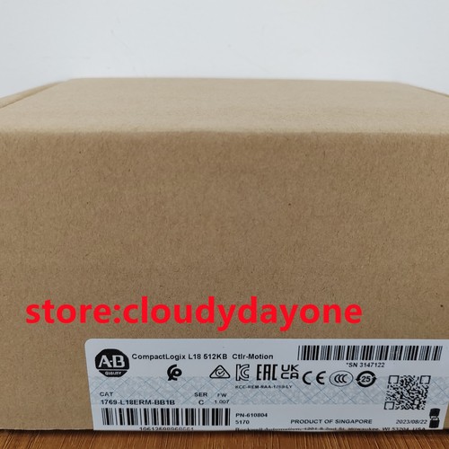 Nuevo sellado de fábrica AB 1769-L18ERM-BB1B/C CompactLogix 0,5 MB controlador de movimiento - Imagen 2 de 3