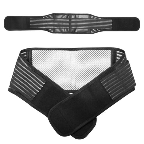 Lendenwirbelstütze untere Taille Rücken Gürtel Bandage Schmerzlinderung verstellbar Männer Frauen USA - Bild 2 von 13