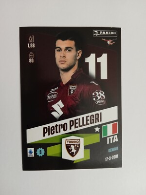 FIGURINA CALCIATORI PANINI 2022-2023 TORINO PELLEGRI n 512 CON