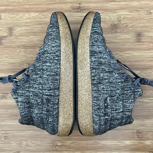 Sole x United By Blue Jasper Chukka Shoes Women Sz 7 Heather Gray Wool Cork Boot - Bild 6 von 16