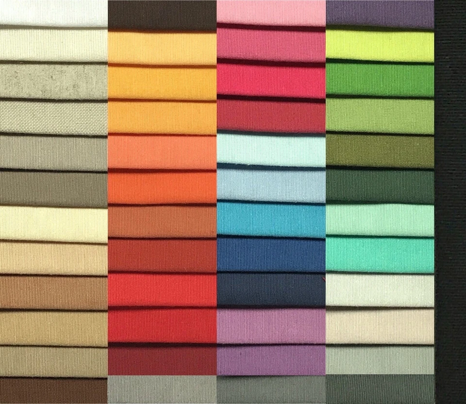 Baumwolle Lonetta Stoff Gardinen Tischdecken Deko Uni Meterware 140cm Breit - Bild 2 von 4