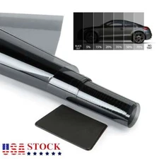 50% VLT Uncut Roll Window Tint Film 20" x 10ft Feet Car Home Office Glass Black