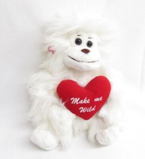 VTG RUSS BERRIE WHITE MONKEY STUFFED PLUSH