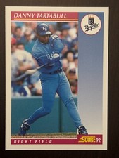 1992 Score #145 Danny Tartabull Kansas City Royals