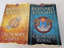 2 x Bernard Knight Books - Crowner's Quest / Crowner Royal