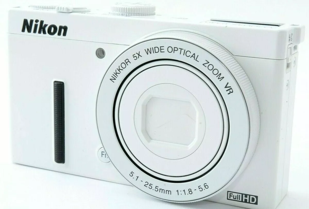 Nikon Coolpix P340 compact digital camera *mint *white