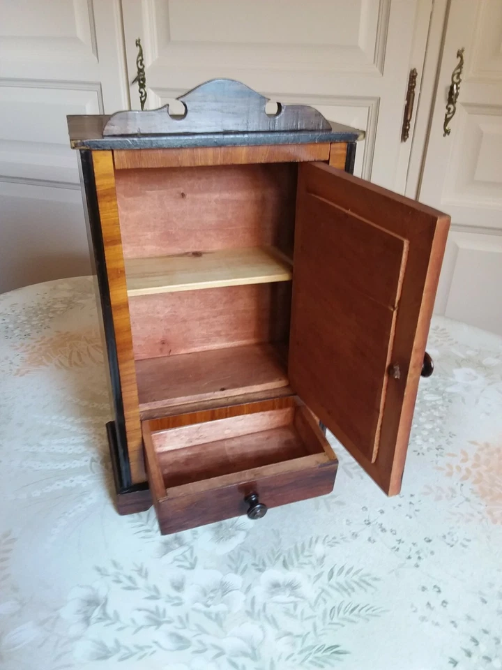 ANCIENNE ARMOIRE À GLACE DE POUPEE - Photo 3/4