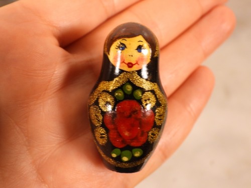 Vintage "Matryoshka" Russian Nesting Dolls 7 Handmade Hand-painted Signed - Picture 11 of 11