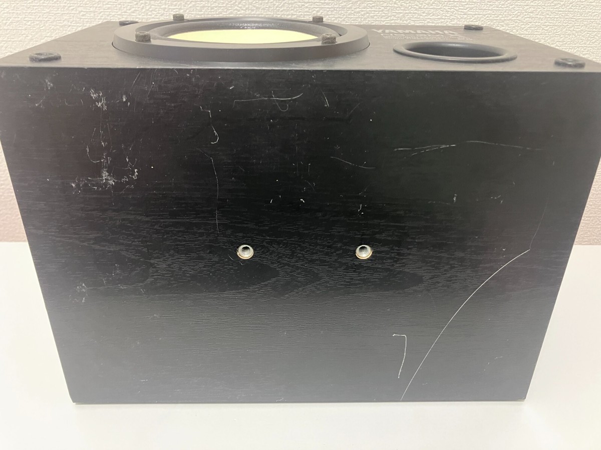 YAMAHA Full Range Speaker NS-3MX Pair set Black Mini Monitor used