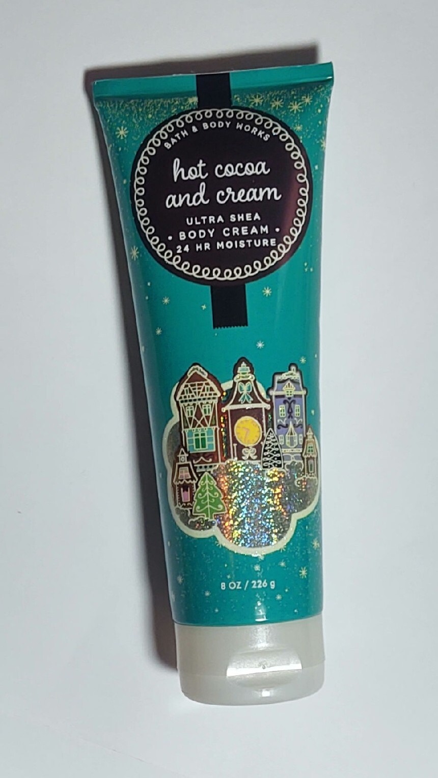 Bath & Body Works Hot Cocoa & Cream Ultra Shea 24 Hour Moisture Body Cream 8 OZ
