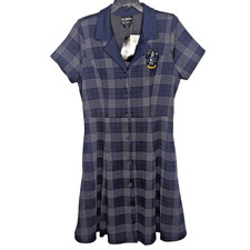 Her Universe Harry Potter Ravenclaw House Plaid Blue Dress 2XL NEW With Tags