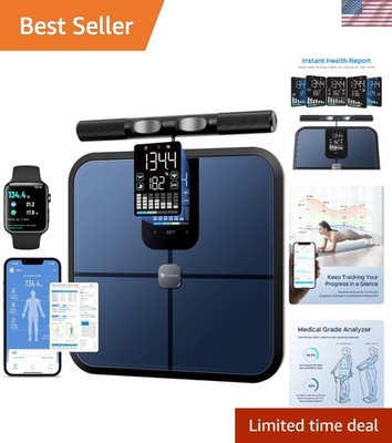 Body Health Pod Scale, View 5 Metrics Without Phone, 8-Electrode Smart Scale ...