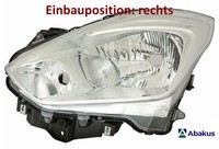Abakus 218-1170R-LD-EM Hauptscheinwerfer Rechts Scheinwerfer FüR Suzuki