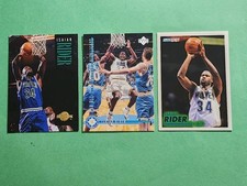 (3) Isiah Rider 1993-94 Fleer #329 (RC) + Upper Deck  & Skybox Timberwolves 