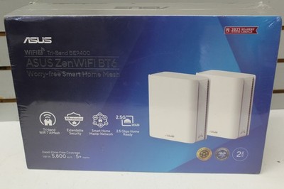 ASUS ZenWiFi BT6 Tri-Band WiFi 7 Mesh, 9.4 Gbps, 5800 sq.ft. (2pk), 2.5G WAN NEW
