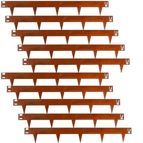 UNIGARDIA Flexible Metal Lawn Edging,  Assorted colors , styles