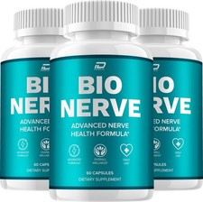 (3 Pack) Bio Nerve Capsules – BioNerve Natural Ingredients Nerve Support