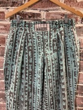 Men  s Vtg Ocean Pacific Surf Pants Size L 1980  s Surf Wear W/hook loop Closure