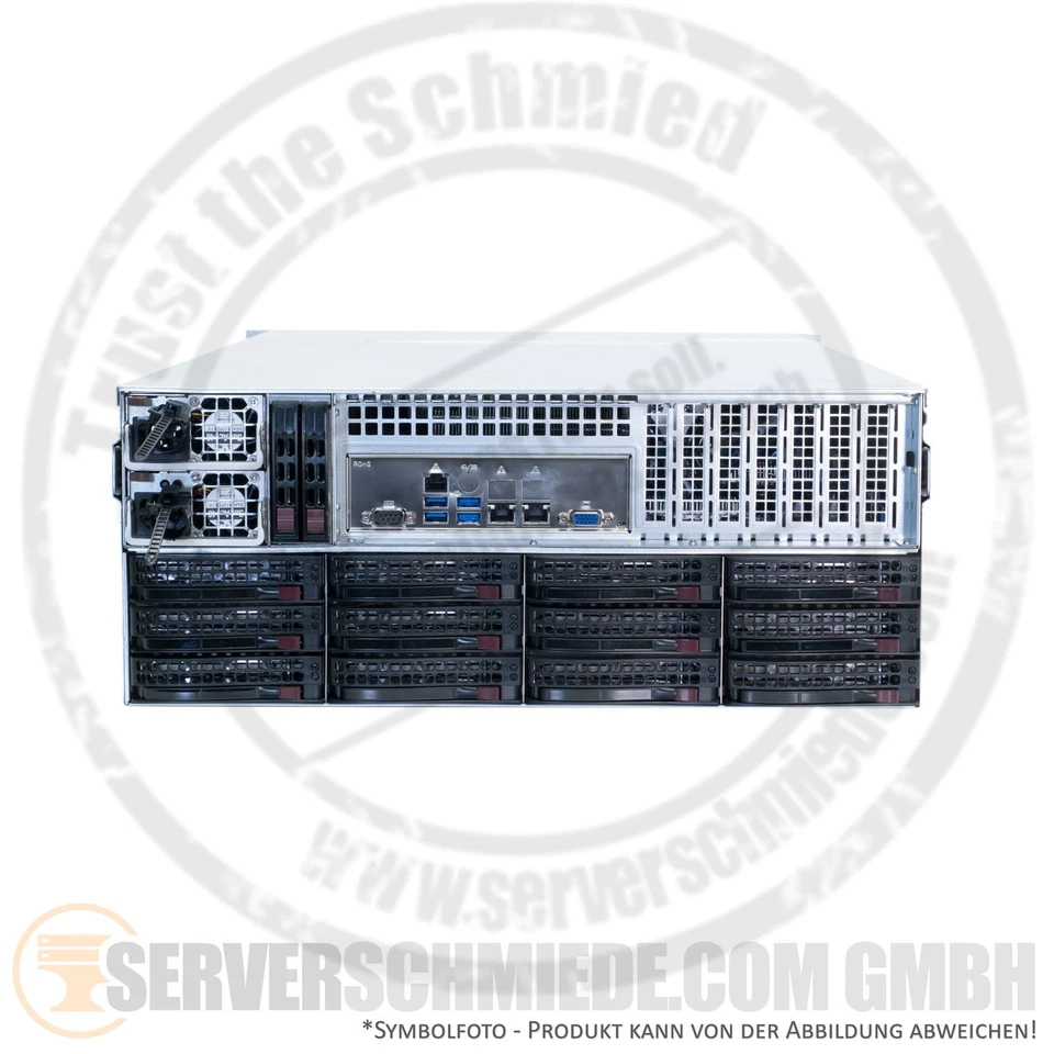 Supermicro CSE-847B X11DPH-T 4U 2x Intel Gold 6138 128GB 2x3TB SAS 2x1200W - Image 4 of 4