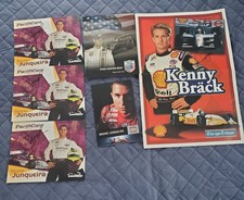 Lot Of Signed Indy Racing Promo Posters Bruno Junqueira Ryan Hunter-Reay Brack