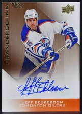 2013-14 Upper Deck Edmonton Oilers Franchise Ink Jeff Beukeboom FI-JB Auto 5409