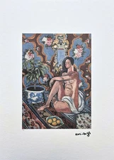 HENRI MATISSE - Nude in interior - signed, numbered edition 56/75,50x70cm