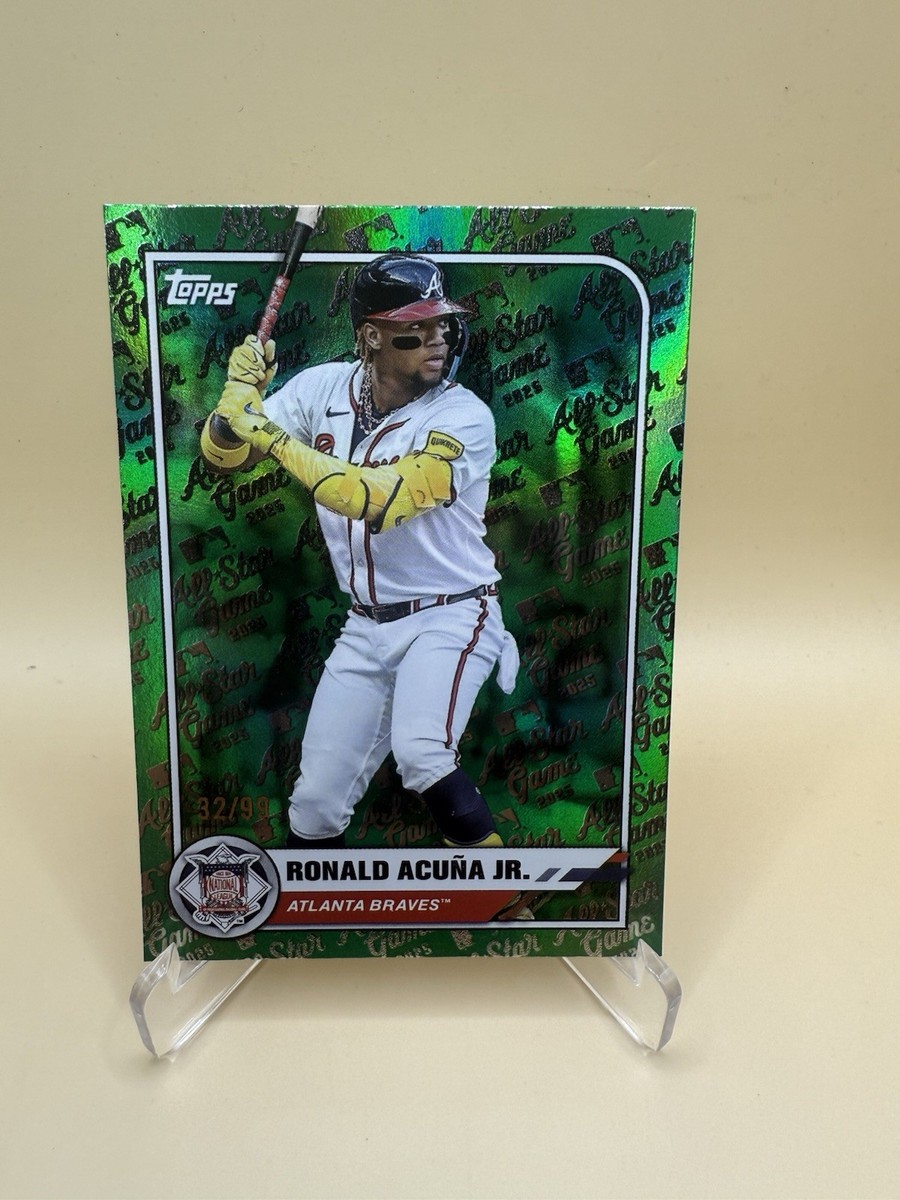 Topps ルイス・ロバート jr. 緑パラレル 7/99 2025 Topps All-Star game Ronald Acuña Junior Green Foil/99 | eBay