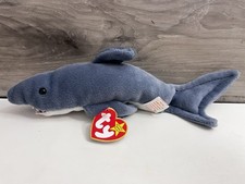 TY Beanie Baby CRUNCH the Shark MWMTs Stuffed Animal Toy Gift
