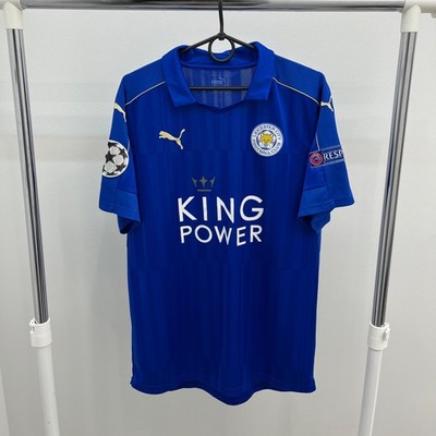 LEICESTER CITY 2016/2017 home football soccer jersey shirt men s Puma size L