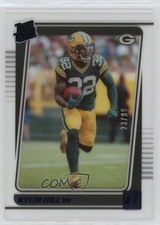 2021 Panini Clearly Donruss Rated Rookie Blue 23/99 Kylin Hill #98 1d6q