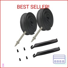 2 PCS Heavy Duty Bike Tubes 700x23/25C 48mm/60mm/80mm Road Bike Inner Tubes 700x