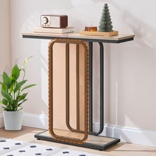 Console Table Entryway Table Display Table Sofa Table 29.5" x9.4"x29.5" Gray