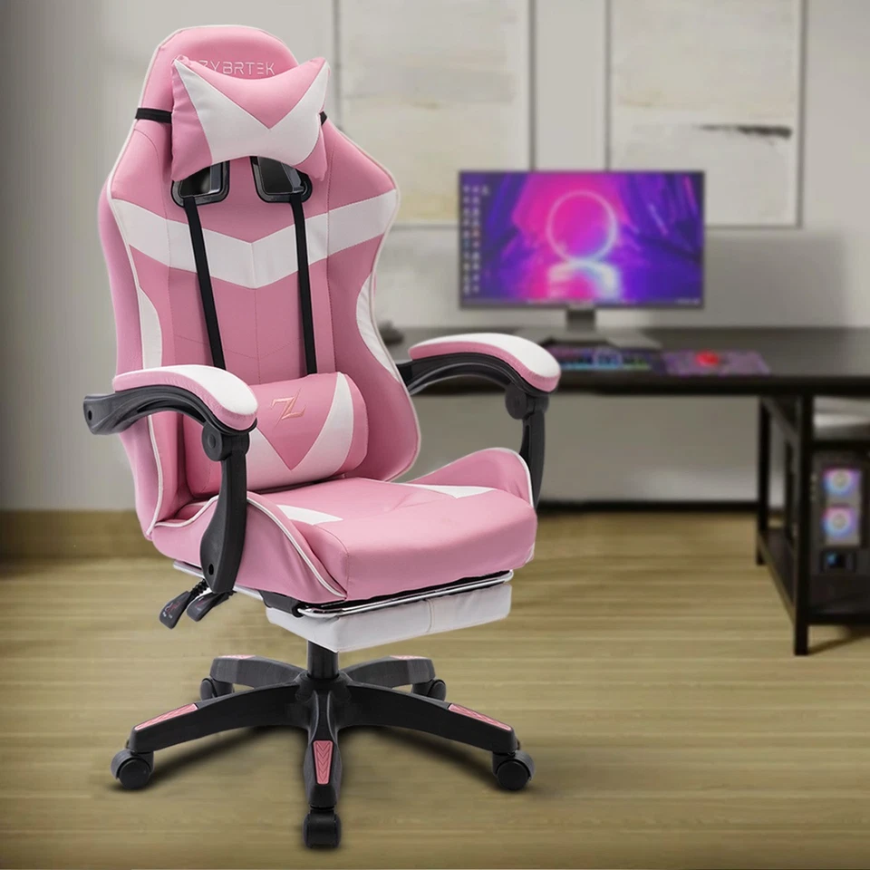 ZYBERTEK Ergonomic Gaming Chair Executive Office Computer Recliner Swivel Massage Chair