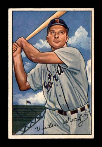 Vic Wertz #39 1952 Bowman card