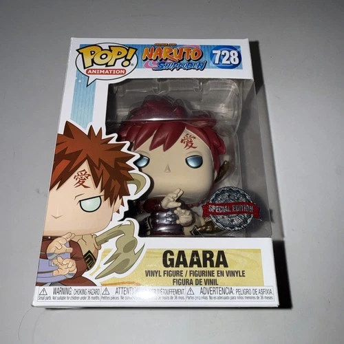 Funko Pop Animation: Naruto Shippuden 728 Metallic Gaara Vinyl Figure