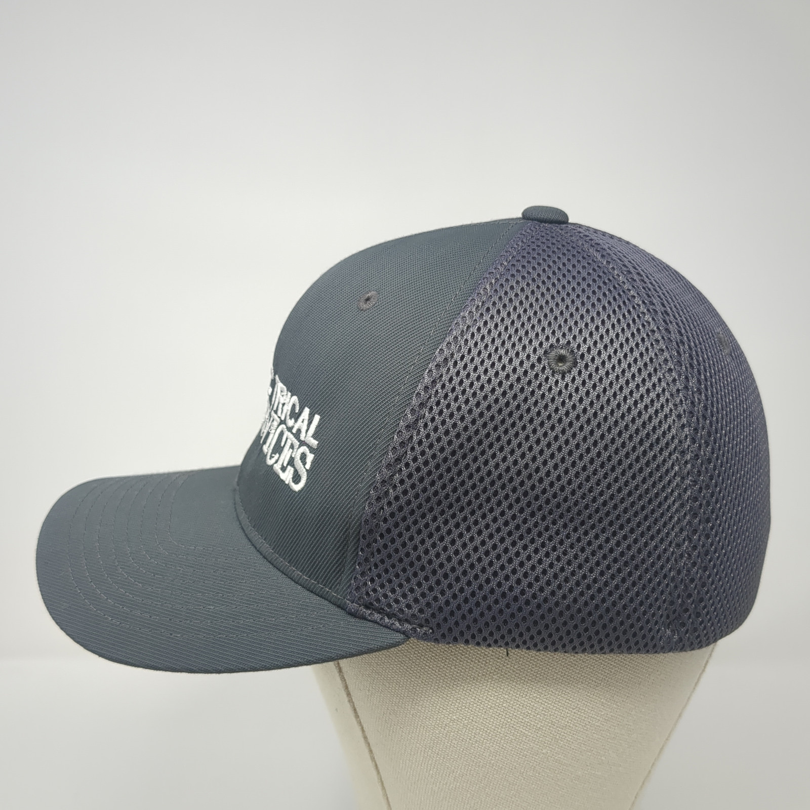 DC Electrical Services Fitted Baseball Cap Gray X… - image 3