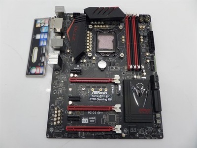 ASRock Fatal1ty Z170 Gaming K6 Motherboard w/ I/O Shield - No RAM Or CPU
