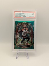 2020 Panini Select Premier Level Tee Higgins #160 Green Disco Prizm /5 (RC) PSA