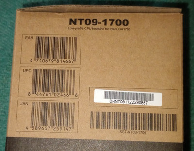 Low-profile CPU heatsink for Intel LGA1700 NT09-1700