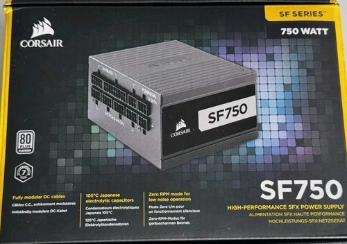 Corsair SF750 SFX 750W PSU 80+ Platinum Modular Power Supply